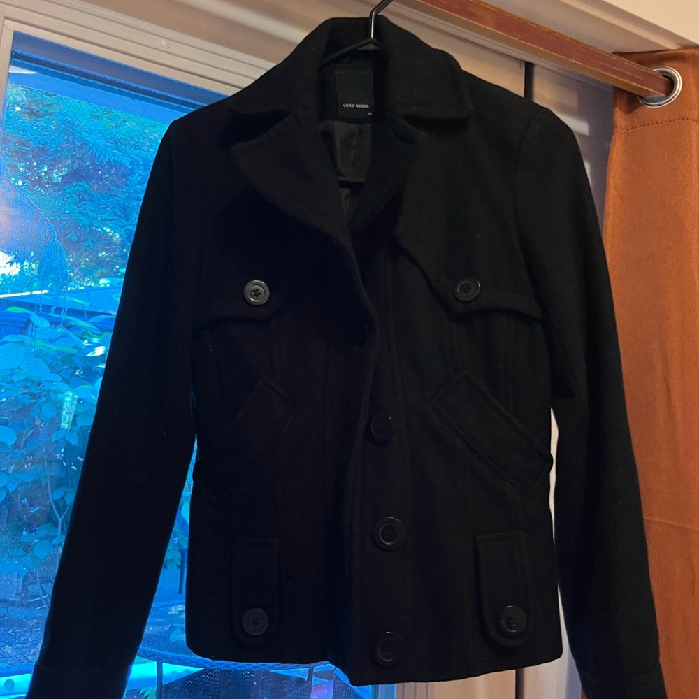 Vero Moda Classic Black Peacoat